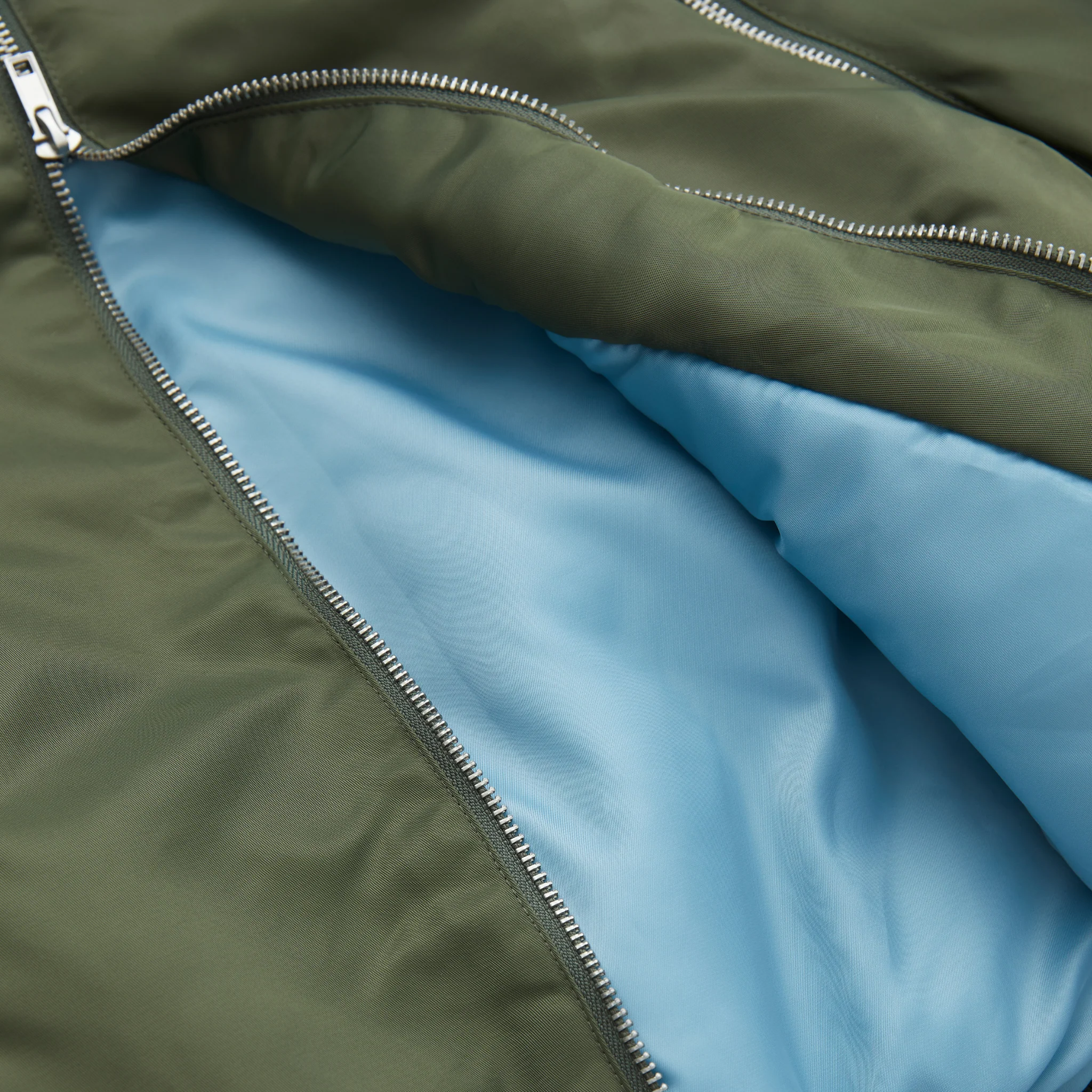 2-Way Bomber Jacket - Olive - Image 5