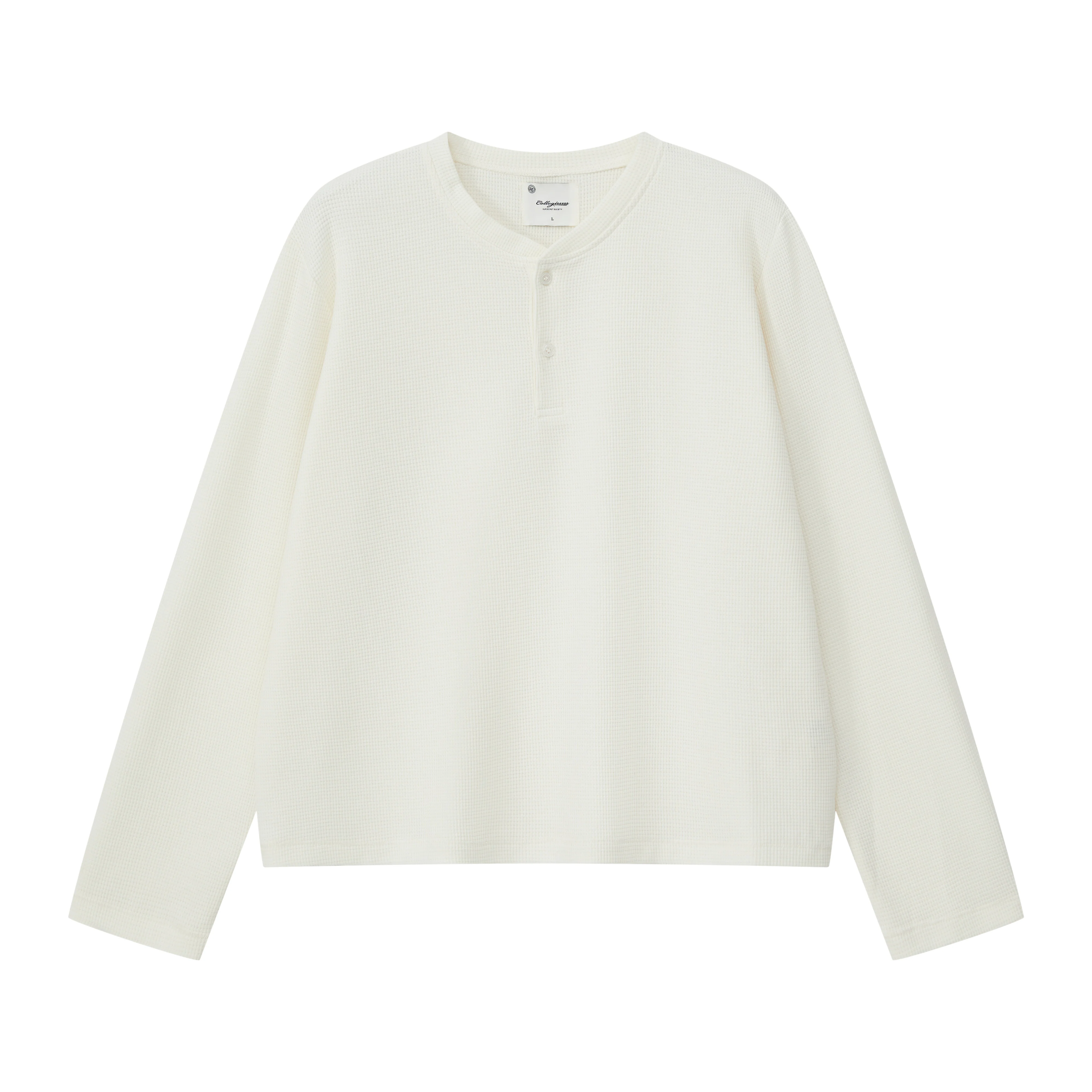 CGM Crest Henley - Cream