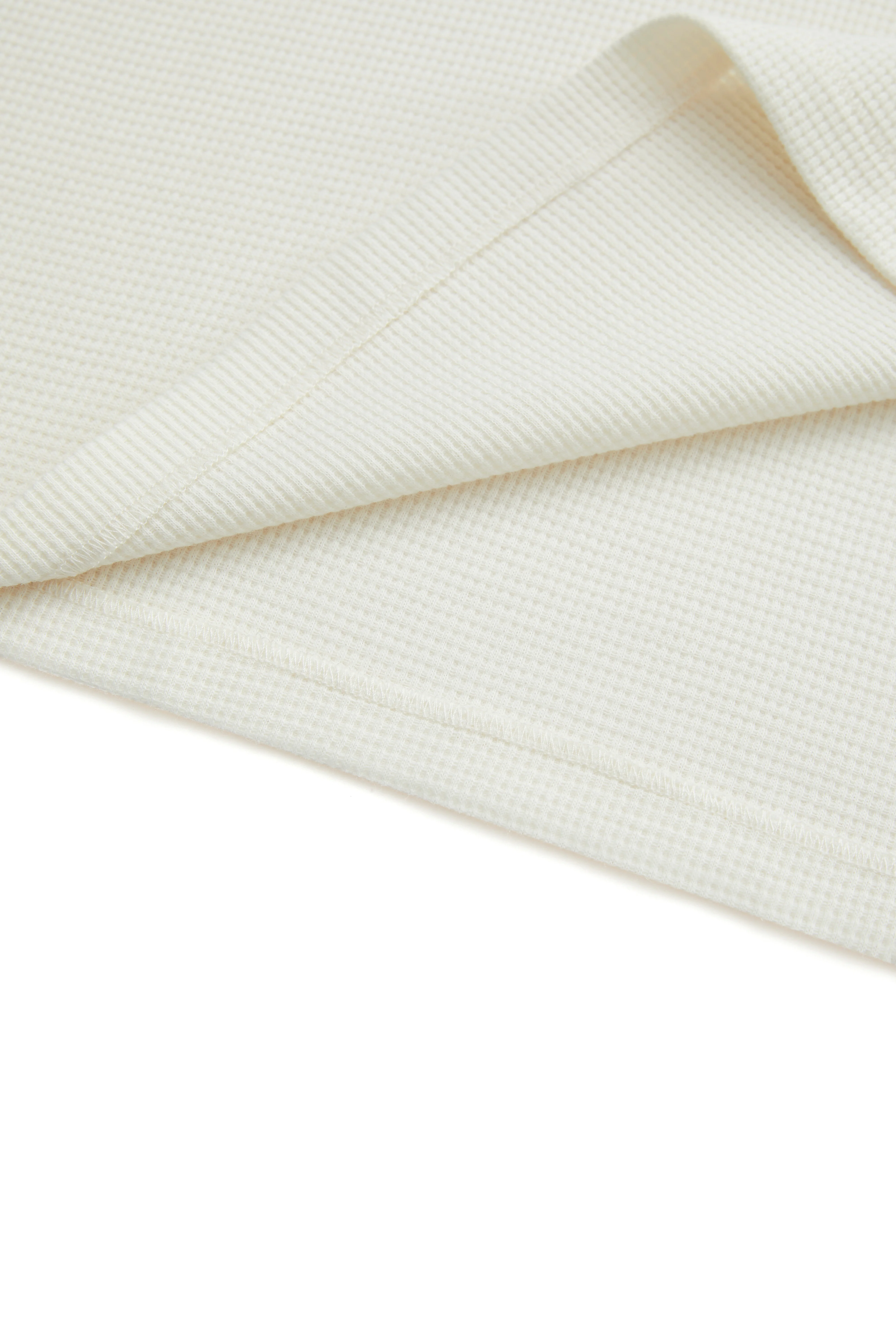 CGM Crest Henley - Cream - Image 4