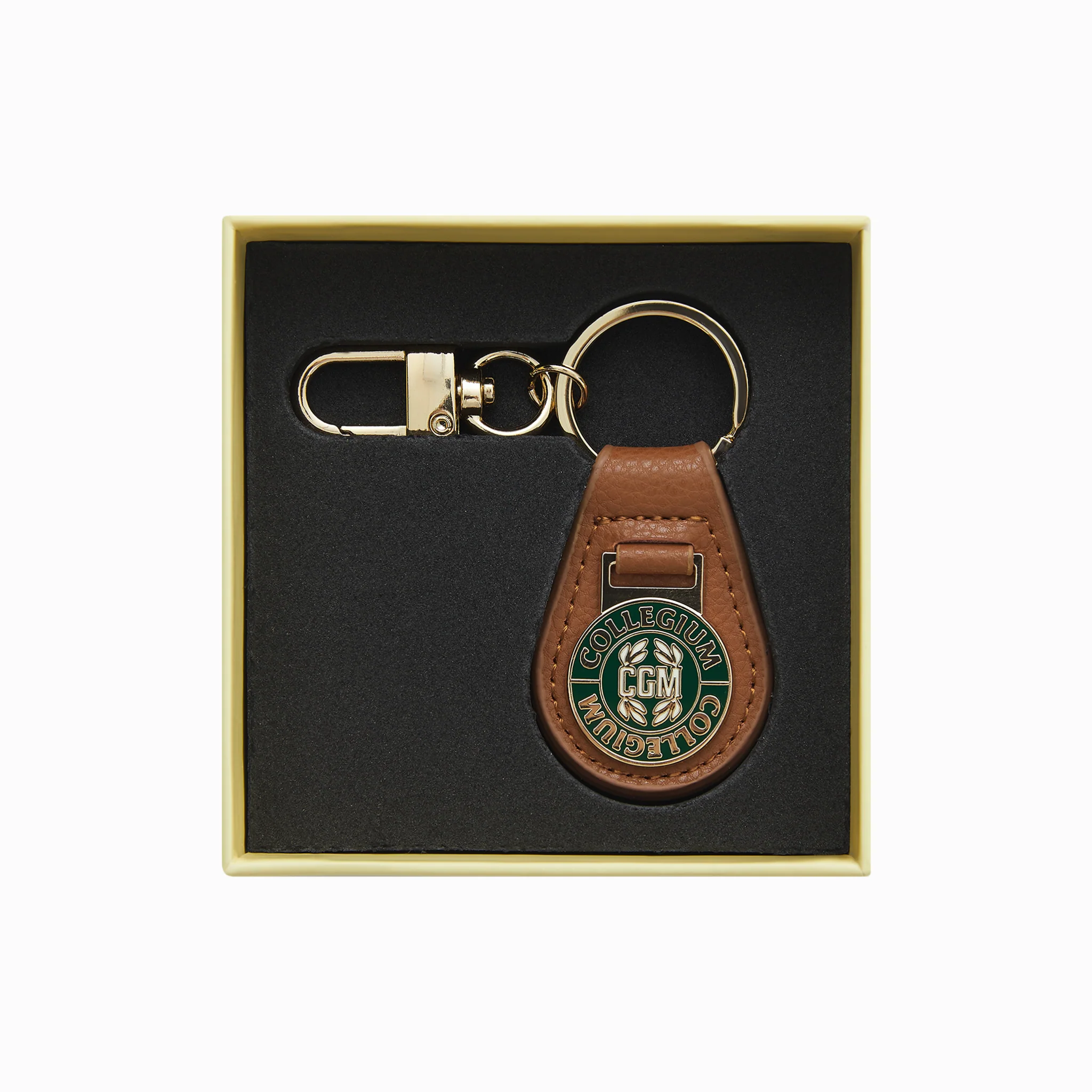 CGM Crest Keychain - Cognac - Image 3