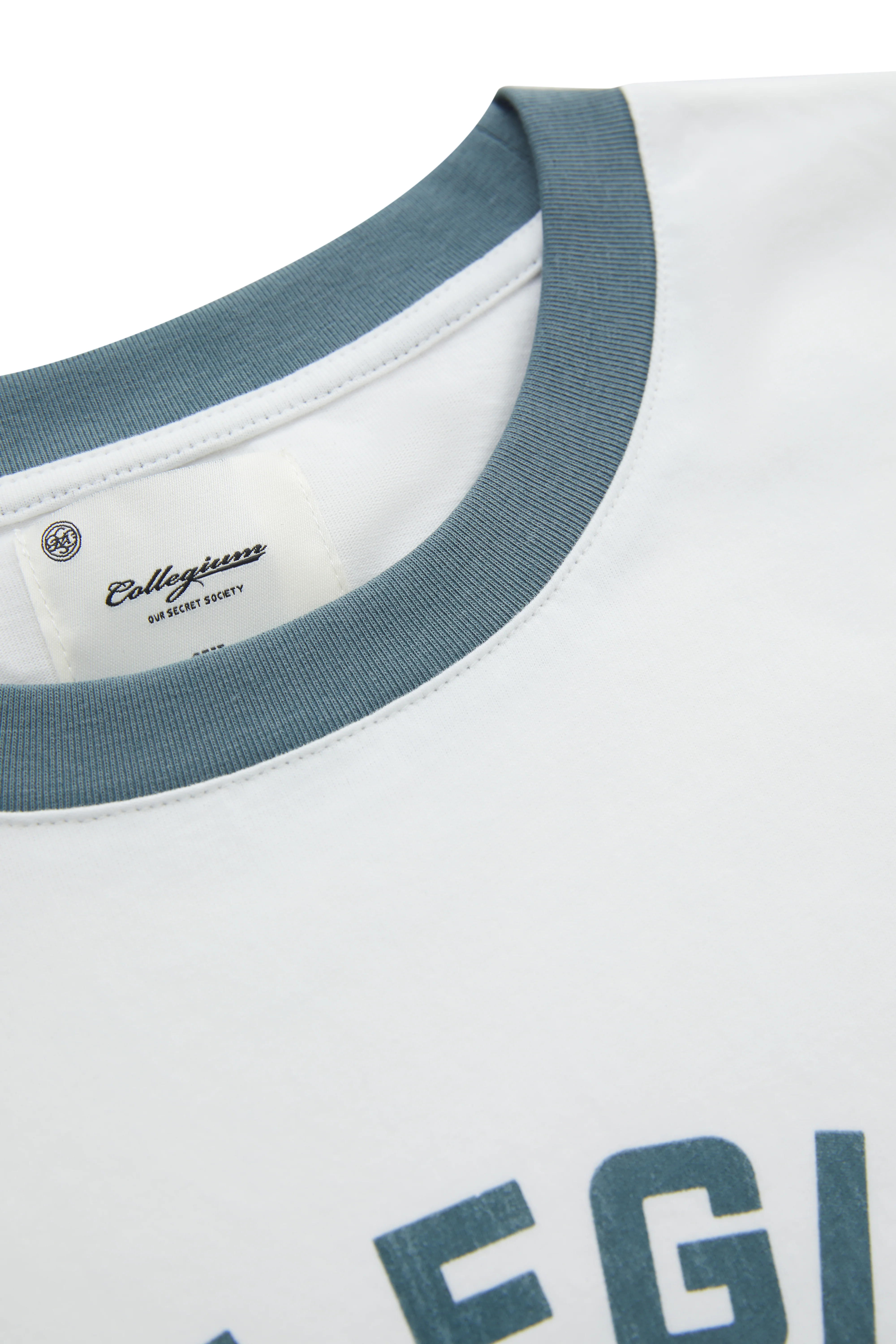 CGM Ringer Tee - White/Navy - Image 5