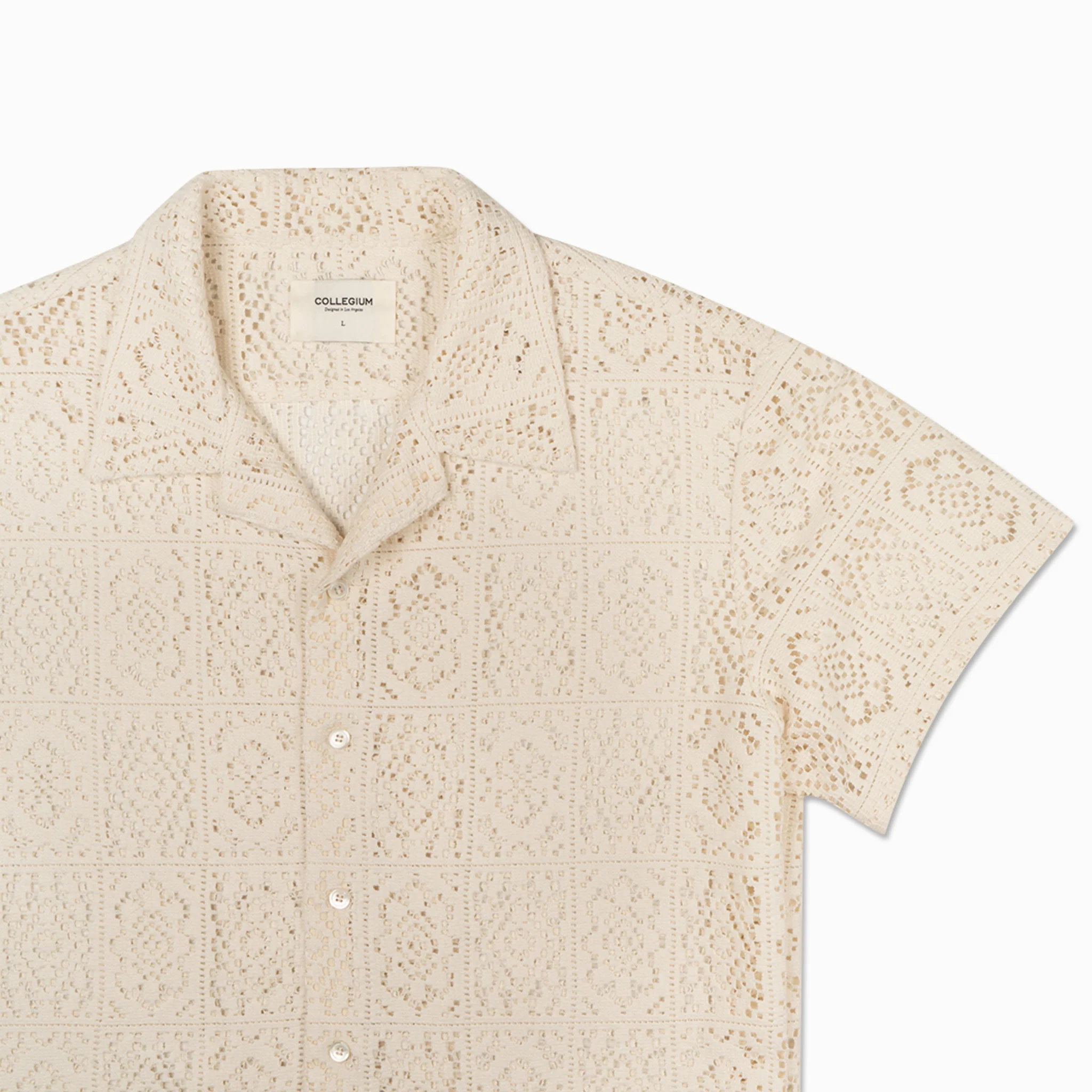 Camp Shirt - Creme - Image 3