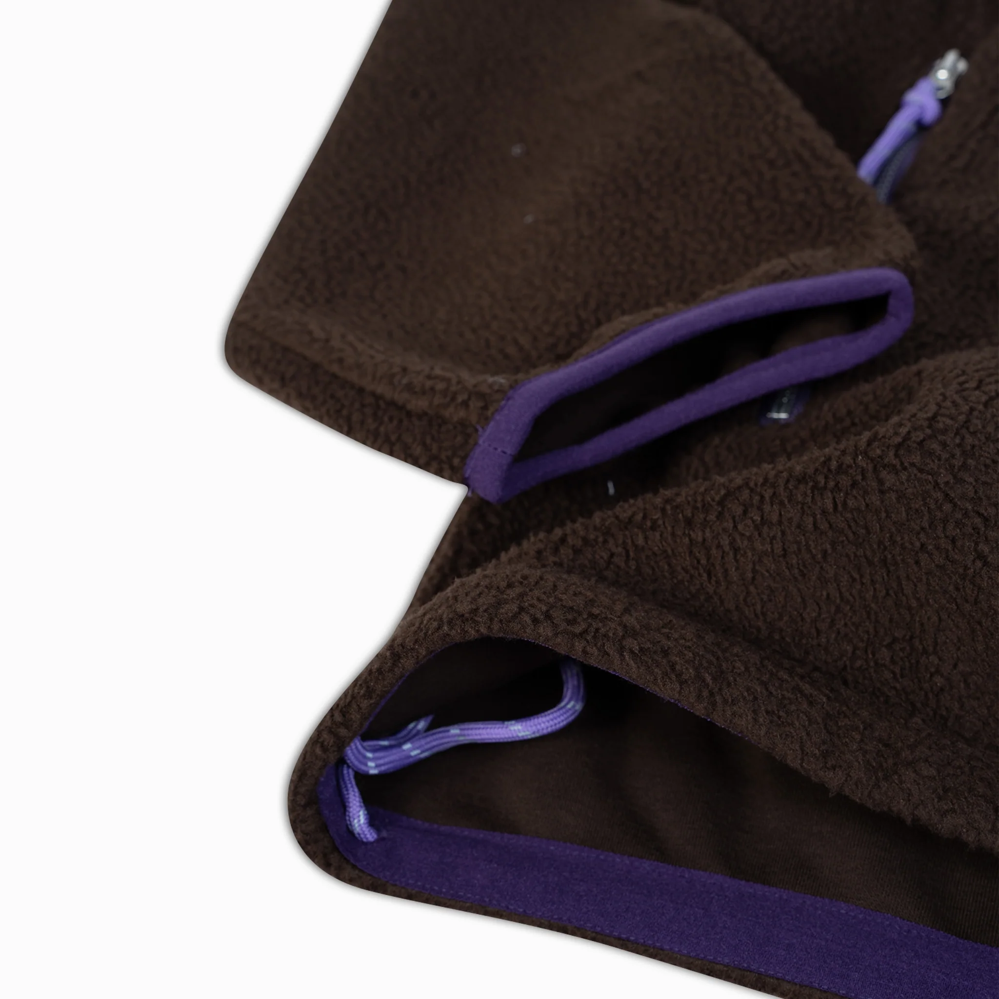1/4 Zip Fleece - Brown - Image 3