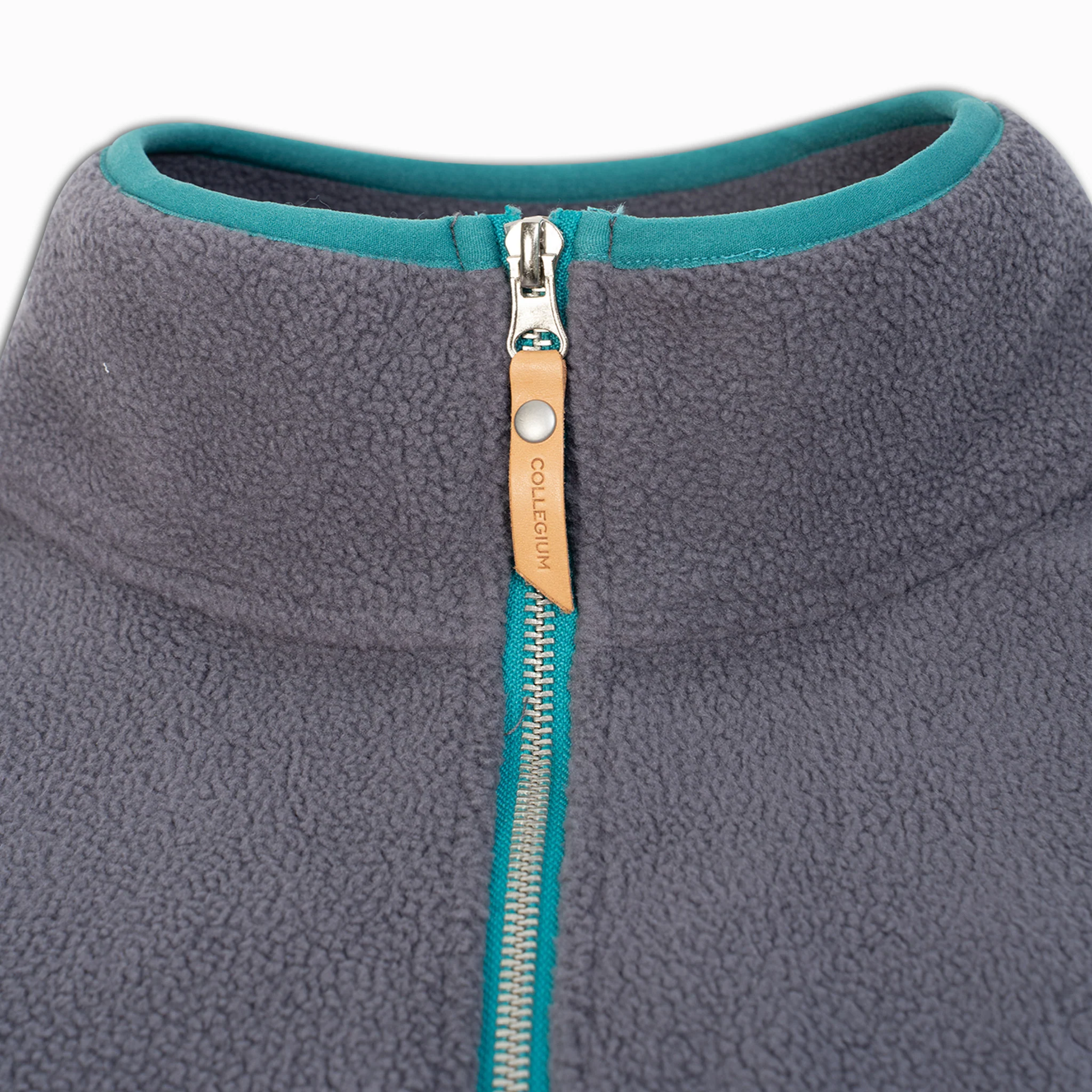 1/4 Zip Fleece - Grey - Image 2