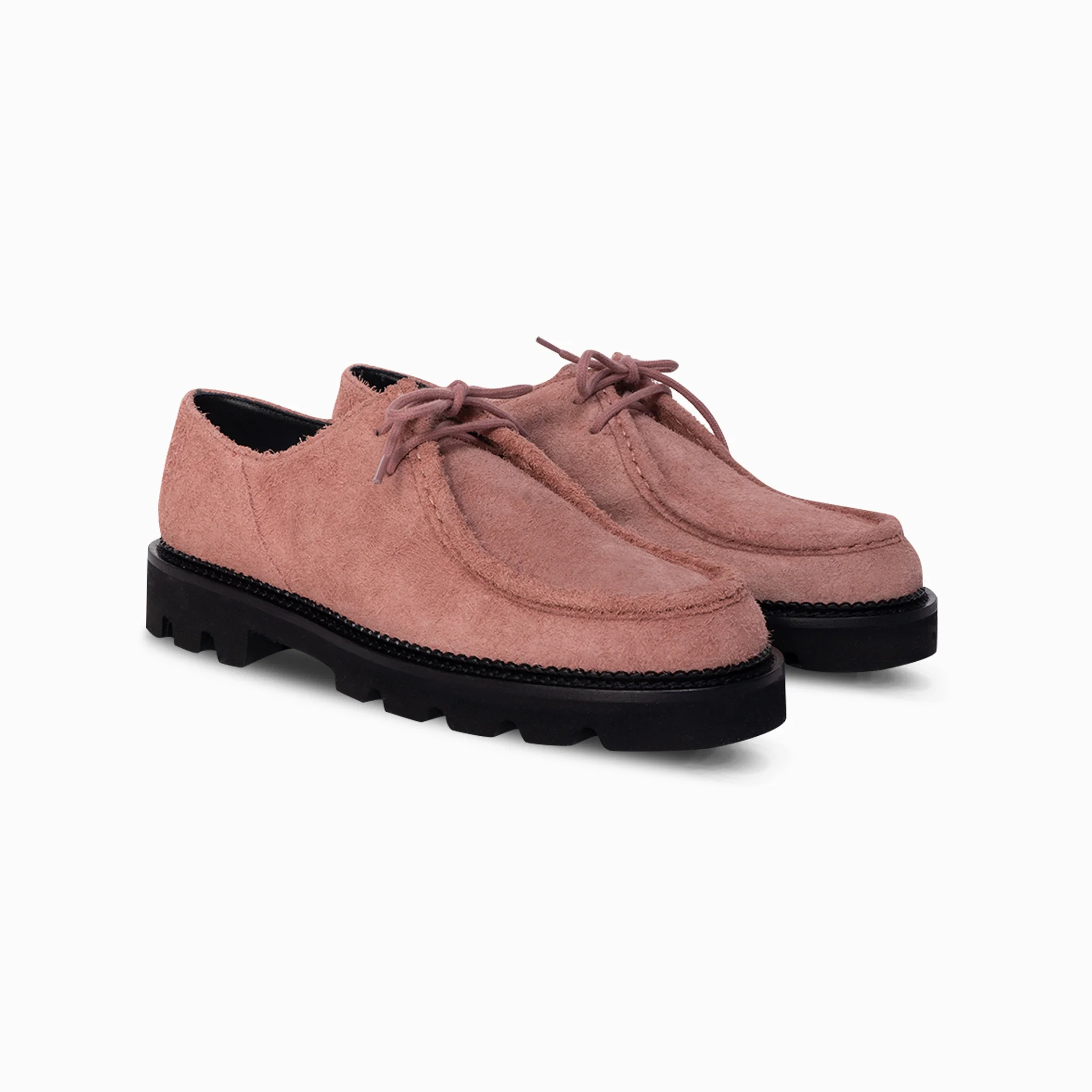 Women's Moc-Toe Derby - Terracotta - Image 2
